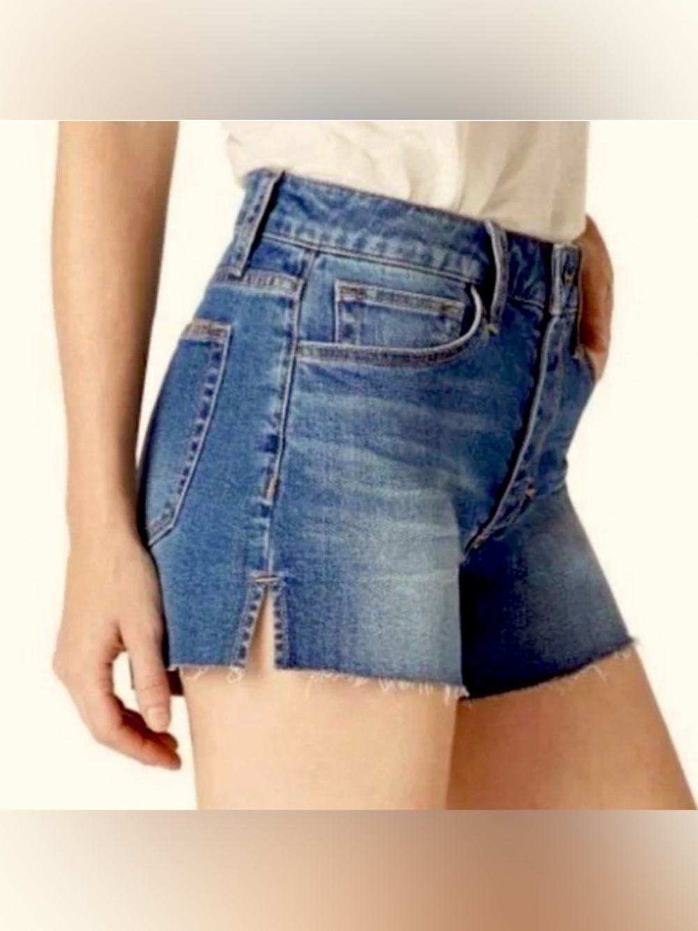 NWT Joe’s Classic Blue The Smith High Rise Denim Cutoff Shorts Size 31